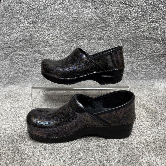 Dansko Shoes Womens Size 10 Professional Lightning Patent Clogs 606-570202 - Picture 4 of 14